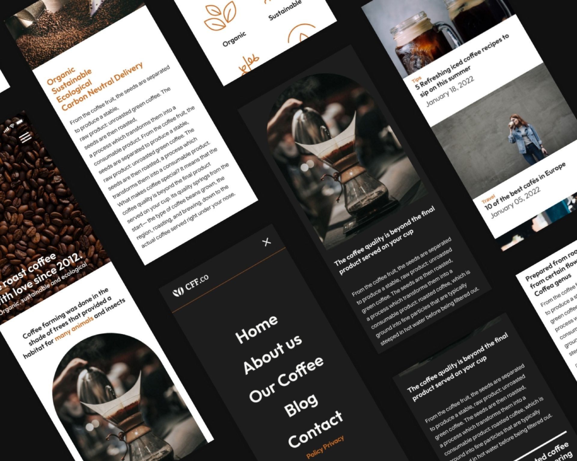 Coffee website Coffee website